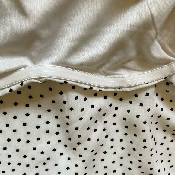 *NWT* Lulu’s white & black dot print “Twirl Me Around” Off Shoulder Skater Dress - Picture 11 of 15